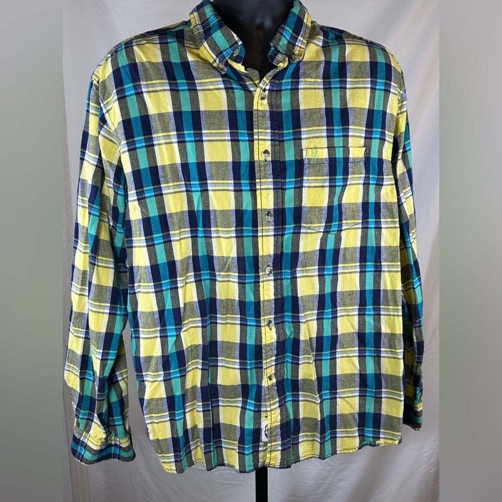 Washed, Stoned, & Beaten brand button up shirt